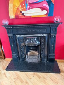 Traditional Cast iron fireplace, price drop!