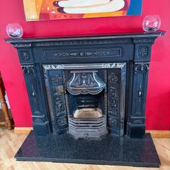 Traditional Cast iron fireplace, price drop!