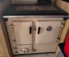 Antique Rayburn Stove Working