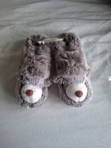 Fatface Womens Mule Slippers Hedgehog Design