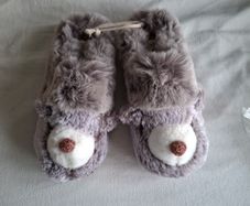 Fatface Womens Mule Slippers Hedgehog Design