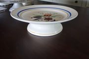 Vintage hand painted cake stand