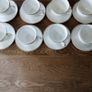 Wedgwood Vintage Cups & Saucers Bone China  Hotel Quality x 8 Image 3