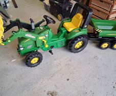 Rolly Toys John Deere Tractor & Trailer