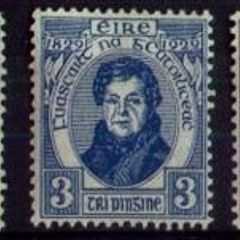 1929 Ireland Catholic Emancipation Centenary (Daniel O'Connell) Commemorative Stamps Mint Never Hinged (MNH)