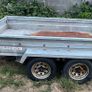 9x5 enclosed caged trailer with removable cover and sides. Image 4