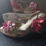 Belen Donate floral wedge shoes (free postage) Image 2