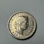 Old Swiss Coin, 20 rappen 1970 Switzerland Image 3