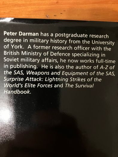 Military book: 'SAS The World's Best'