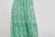 Floral Summer Sun Beach Dress: XS