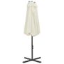 Outdoor Parasol with Aluminium Pole 460x270 cm Sand Image 4
