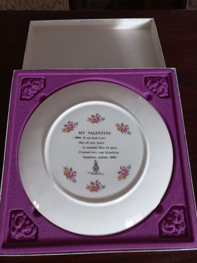 Valentines Present Vintage Royal Doulton St. Valentine Plates