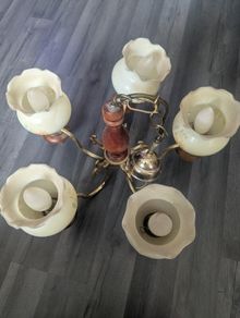 chandelier in flower design