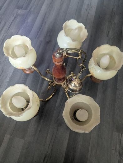 chandelier in flower design