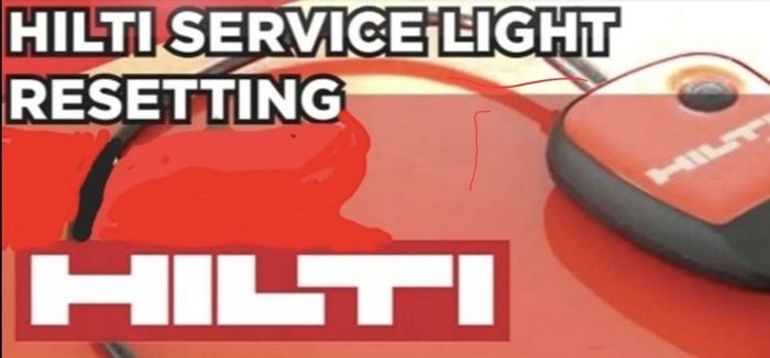 Hilti service lights resetting