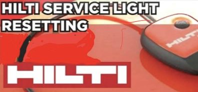 Hilti service lights resetting