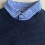 Next Navy Jumper & Shirt Image 2