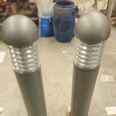 2 bollard lights