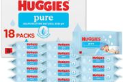 Huggies Pure Fragrance Free,Pack of 18