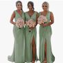 Sage Green Bridesmaids Dress Image 2