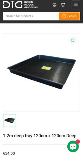 Plant Tray - 120cm x 120cm