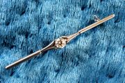 Silver Bar Brooch