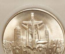 Poland 100000 zlotych 1990 solidarity silver coin