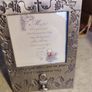 FIRST Communion Pewter Frame Image 6