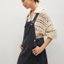 Mango Denim Pinafore Dress Size Large Image 3