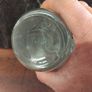 vintage Italian small glass pitcher Image 7