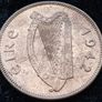 [#302] - Ireland 1942 | Irish 1/2d | Irish Half Penny | Sow | KM.10 | UNC Image 2