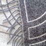 Fringe-trimmed scarf patterned grey Image 4