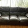 3 Seater leather sofa with reclining seats Image 2