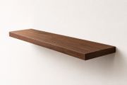 Straight Edge Walnut Floating Shelf | Made to Measure | Handmade in Ireland