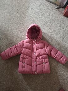 BNWT Age 2-3 yrs Pink Girls Coat