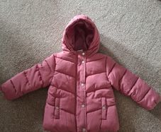 BNWT Age 2-3 yrs Pink Girls Coat