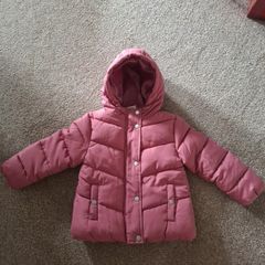 BNWT Age 2-3 yrs Pink Girls Coat