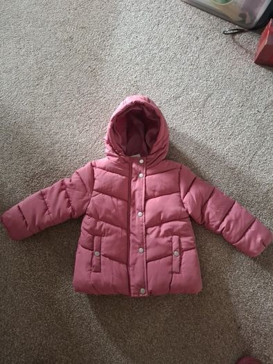 BNWT Age 2-3 yrs Pink Girls Coat