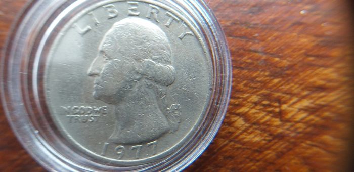 RARE and Vintage Error Coin 1977 George Washington