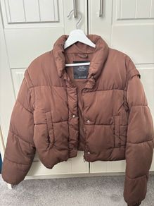 Bereshka brown puffer jacket S