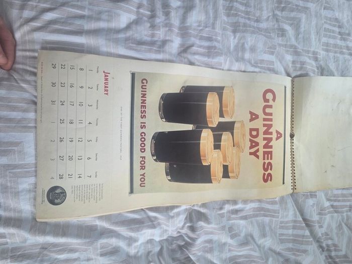 Guinness calender