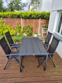 Garden table and chairs