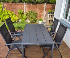 Garden table and chairs