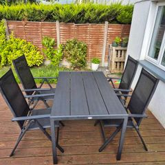 Garden table and chairs