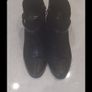 Redz Black Suede Shimmer Ankle Boot H213 Size 6 Image 2