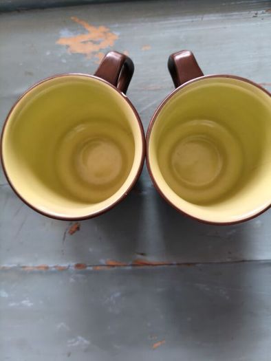 3 x Crown Devon coffee cups& Saucers