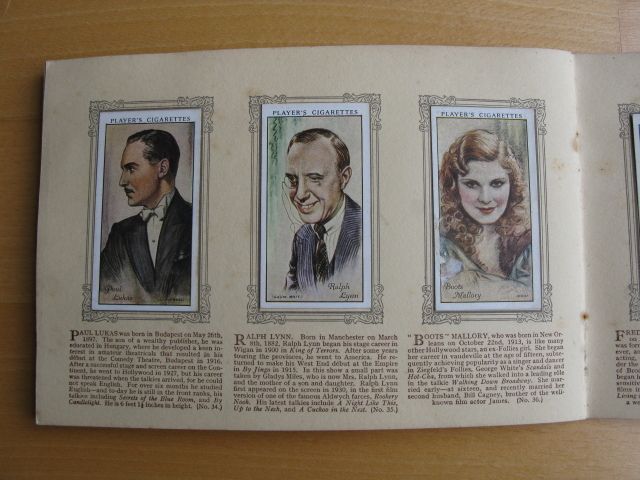 John Player & Sons - An Album Of Film Stars