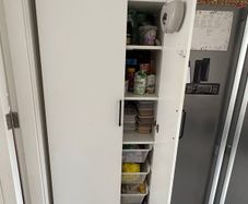 Storage Cabinet with Pull-Out Baskets