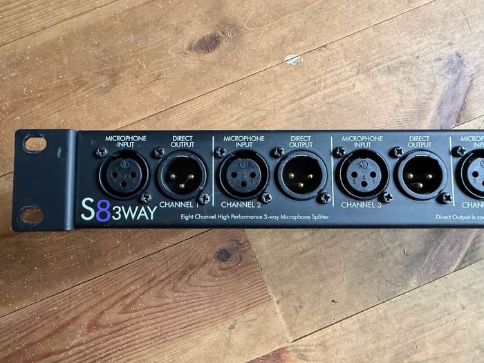 Art S8-3-Way 8 Channel Microphone Splitter