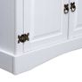 TV Cabinet Mexican Pine Corona Range White 80x43x78 cm Image 5